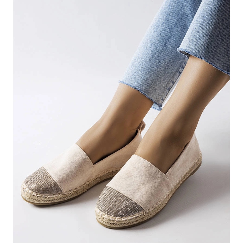 Mocassini espadrillas beige di Magali 1