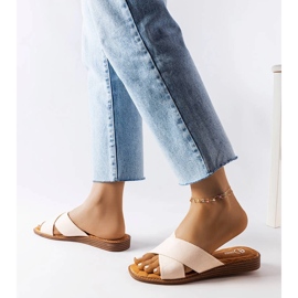 Inna Pantofole beige Tiana 2