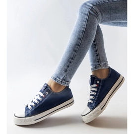 Sneaker in tessuto blu navy di Catherine 1