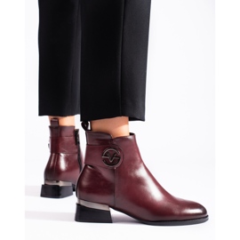 Stivaletti Vinceza da donna bordeaux rosso 2