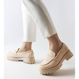 Inna Scarpa in ecopelle beige di Dina 2