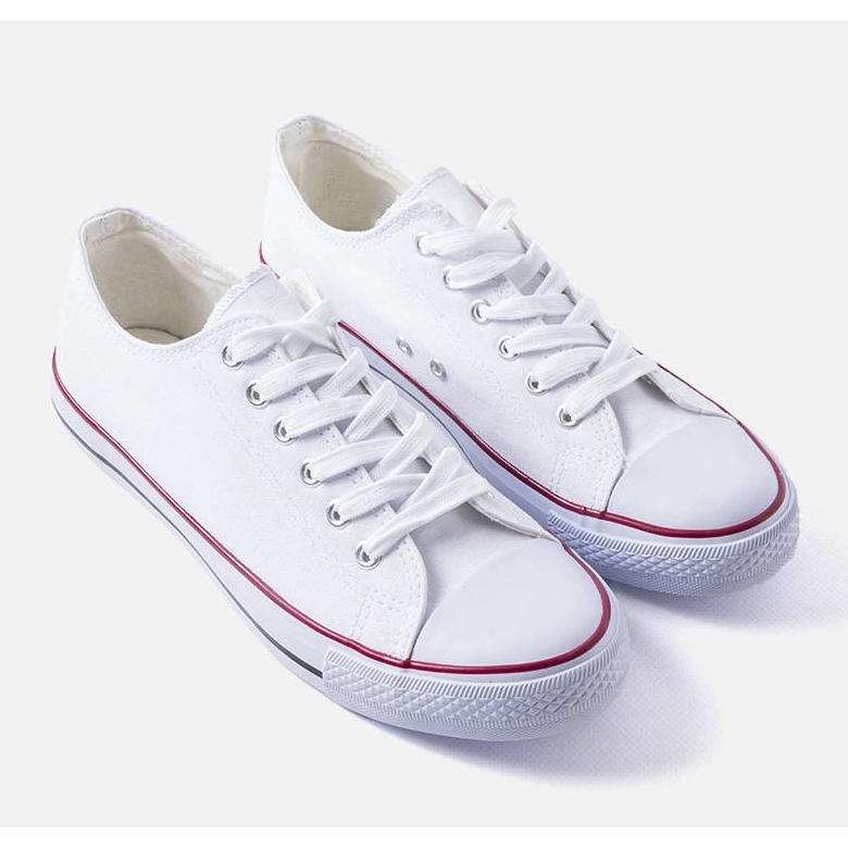 Classiche sneakers Mauer bianche da uomo bianca 1