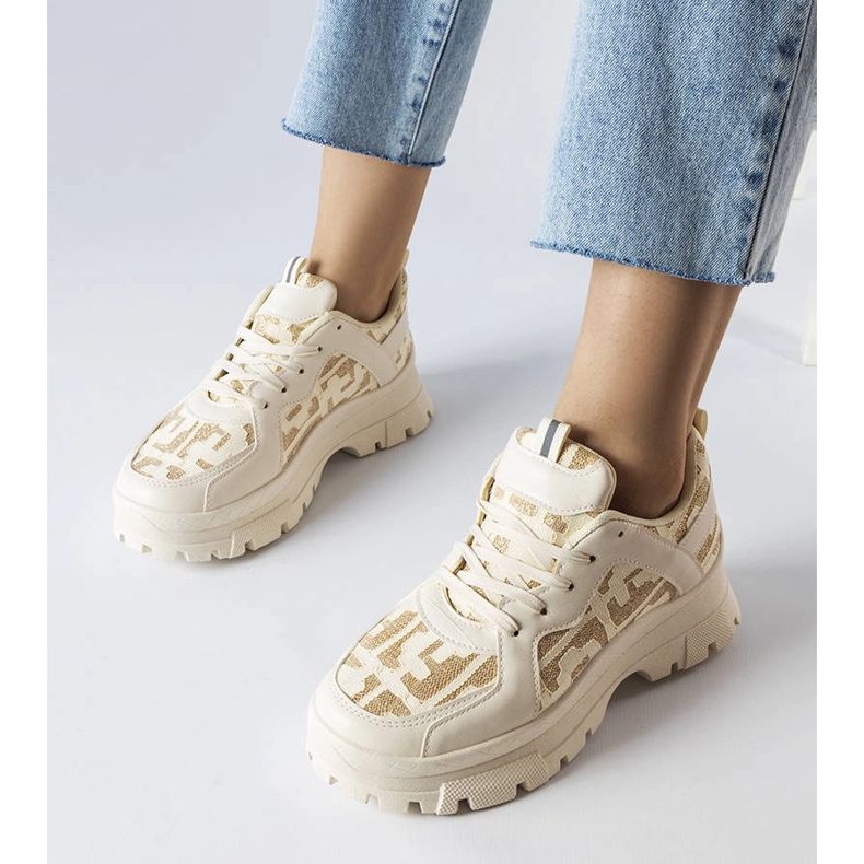 Chunky sneakers beige di Brunswick 1