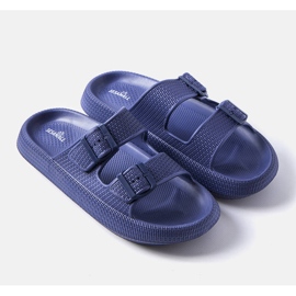 Pantofole blu navy da uomo Karersee 1