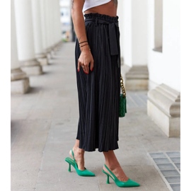 Décolleté con tacco verde di Quirico 1