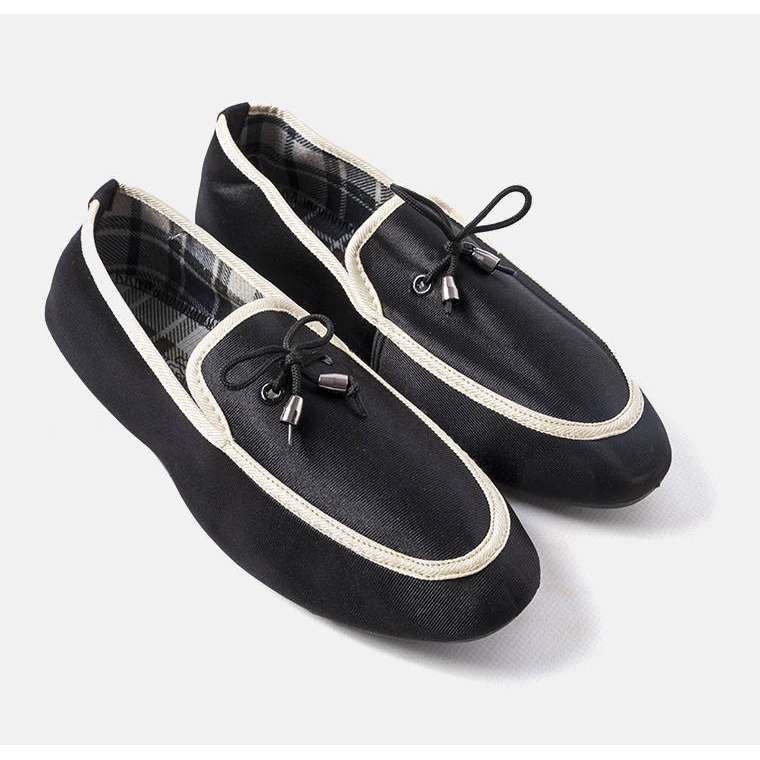 Mocassini neri da uomo Capon nero 1