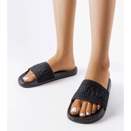 Pantofole nere Big Star LL274A158 nero 1