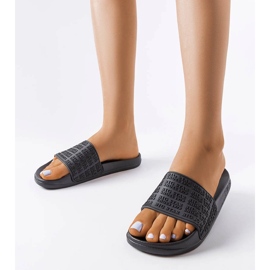 Pantofole nere Big Star LL274A147 nero 1