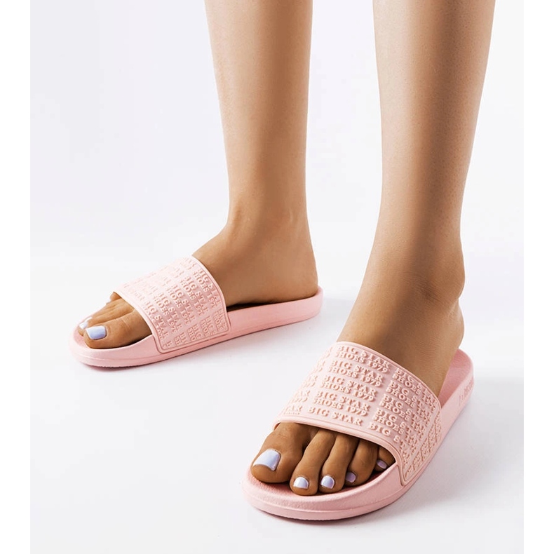 Pantofole rosa Big Star LL274A151 1