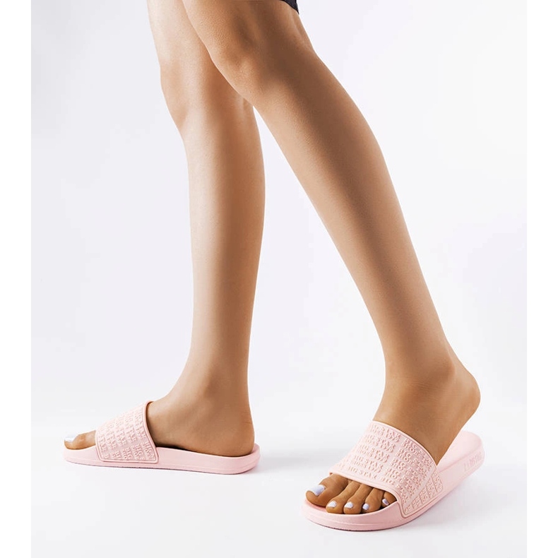 Pantofole rosa Big Star LL274A151 2