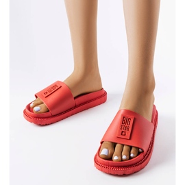 Pantofole rosse Big Star LL274430 rosso 1