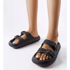 Pantofole nere Big Star LL274615 nero 1