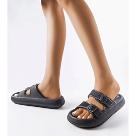 Pantofole nere Big Star LL274615 nero 2