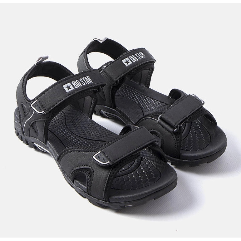 Big Star HH174327 sandali sportivi neri nero 1