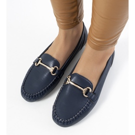 Mocassini da donna blu navy di Ilana 1