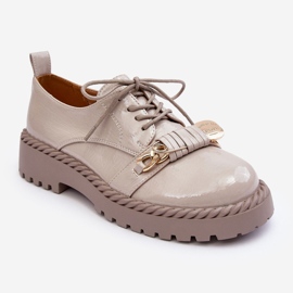 S.Barski Scarpe in vernice da donna D&amp;A MR870-81 Grigie grigio 2