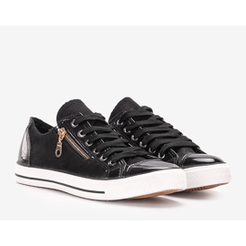 Sneakers nere da uomo Pirkko nero 1