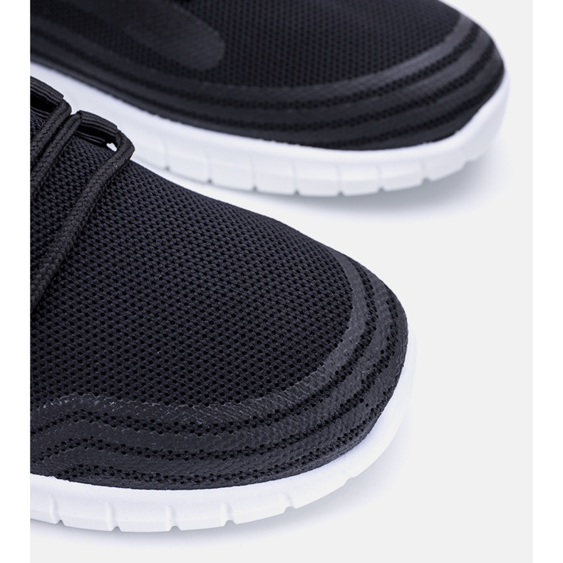 Sneakers sportive da uomo nere Larem nero 1