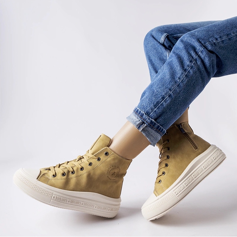Calde sneakers beige scuro Big Star MM274026 1