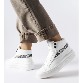 Sneakers bianche isolanti Big Star MM274009 bianca 1
