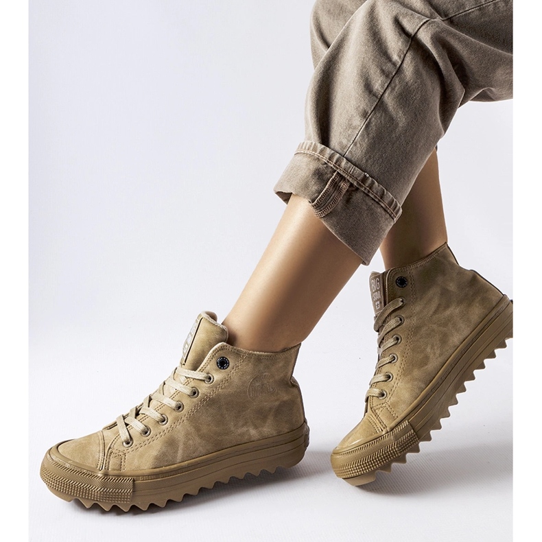 Scarpe da ginnastica isolanti beige Big Star GG274071 1