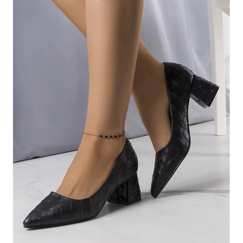 Décolleté nere con tacco di Migne nero 1