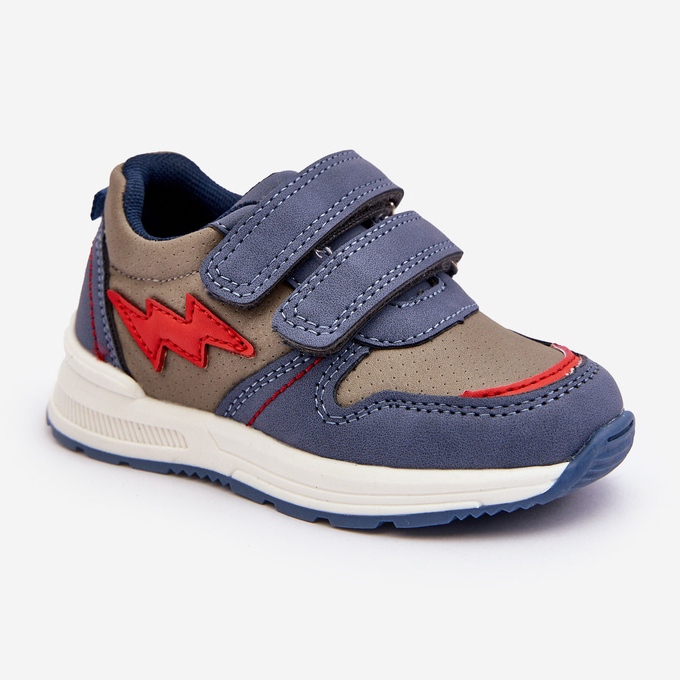 News Scarpe sportive con velcro per bambini Blu Hemmani 1