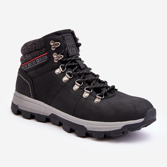 Scarpe da trekking da uomo Big Star KK174215 nere nero 1