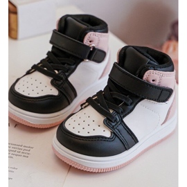 Scarpe Sportive Alte da Bambino Teredite Bianca e Rosa 2