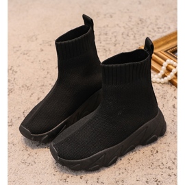 Scarpe da calzino sportive Zaelin nere per bambini nero 1