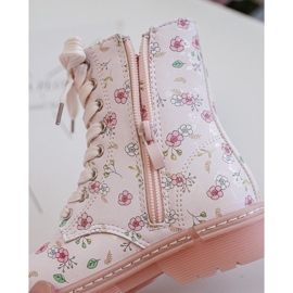 Stivaletti per bambini isolati con cerniera, rosa Dolida 1