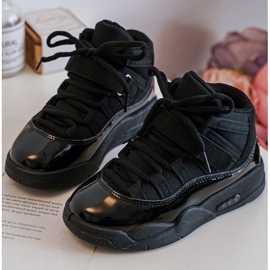 Scarpe stringate sportive per bambini Nere Darina nero 1