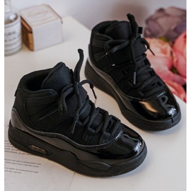 Scarpe stringate sportive per bambini Nere Darina nero 2