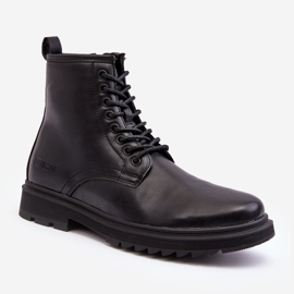 Stivali isolati Trappers con cerniera Black Big Star MM174080 nero 1
