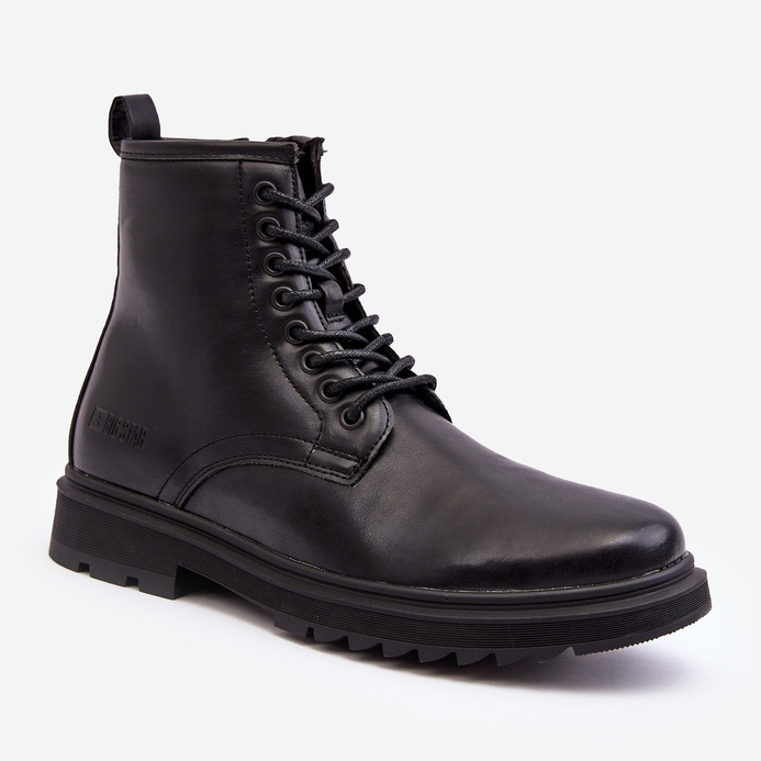 Stivali isolati Trappers con cerniera Black Big Star MM174080 nero 1