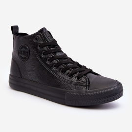Sneakers da uomo isolate con cerniera nere Big Star MM174012 nero 1