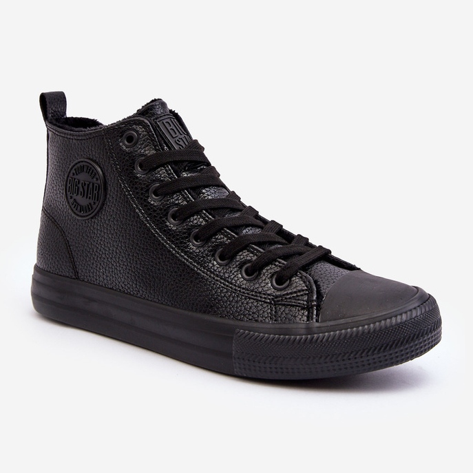 Sneakers da uomo isolate con cerniera nere Big Star MM174012 nero 1
