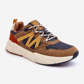 Scarpe Sportive da Uomo Memory Foam Multicolor Big Star MM174272 marrone 1