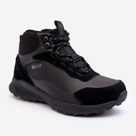 Scarpe da trekking isolate da uomo nere Big Star MM174334 nero 1