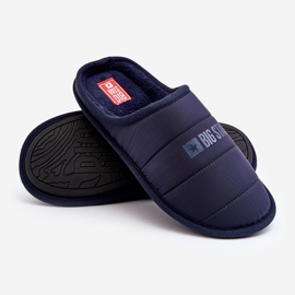 Pantofole classiche blu navy da uomo Big Star KK174360 1