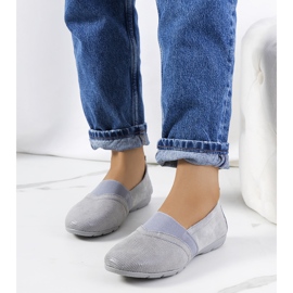 Sneakers in pelle grigia Boirs grigio 1