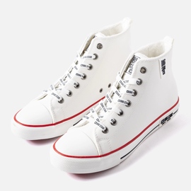 Sneakers alte bianche da uomo Big star KK174345 bianco 1