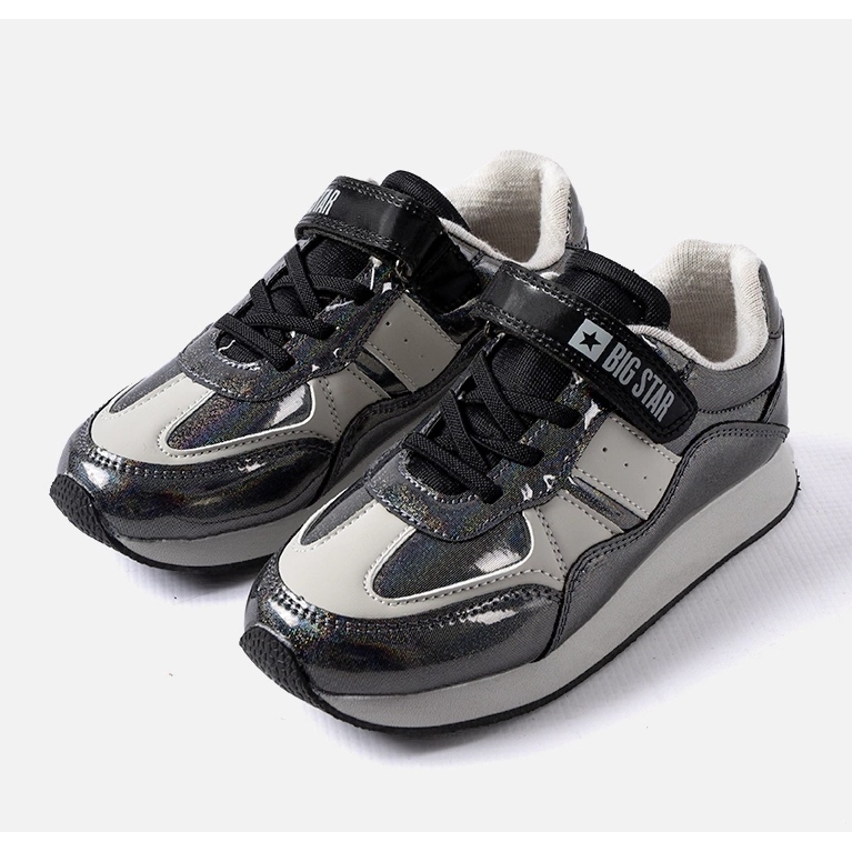 Sneakers nere glitterate Big Star KK374103 nero 1