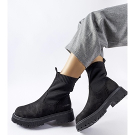 Stivaletti a calza neri Big Star MM274540 nero 1