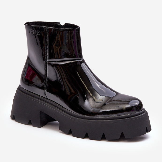 Stivali da Donna in Vernice GOE MM2N4058 Nero 1