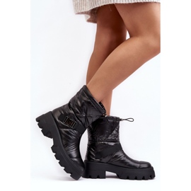 PH2 Stivaletti da donna con suola massiccia e tacco piatto, Black Werikse nero 2
