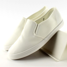 Materiale sneakers slip-on 1-98 Bianco bianca 1