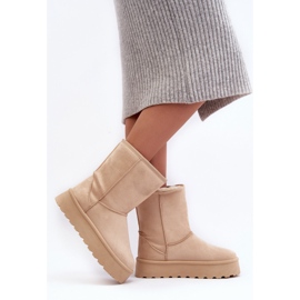 PS1 Stivali da neve beige Abrams da donna con isolamento in pelliccia 2