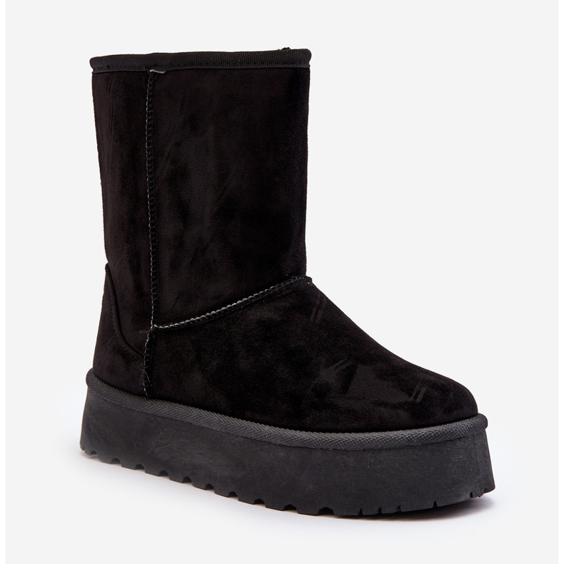 PS1 Stivali da neve con isolamento in pelliccia da donna Black Abrams nero 1