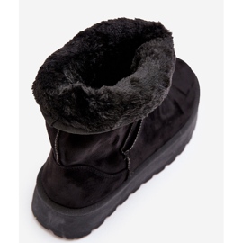 PS1 Stivali da neve con isolamento in pelliccia da donna Black Abrams nero 2